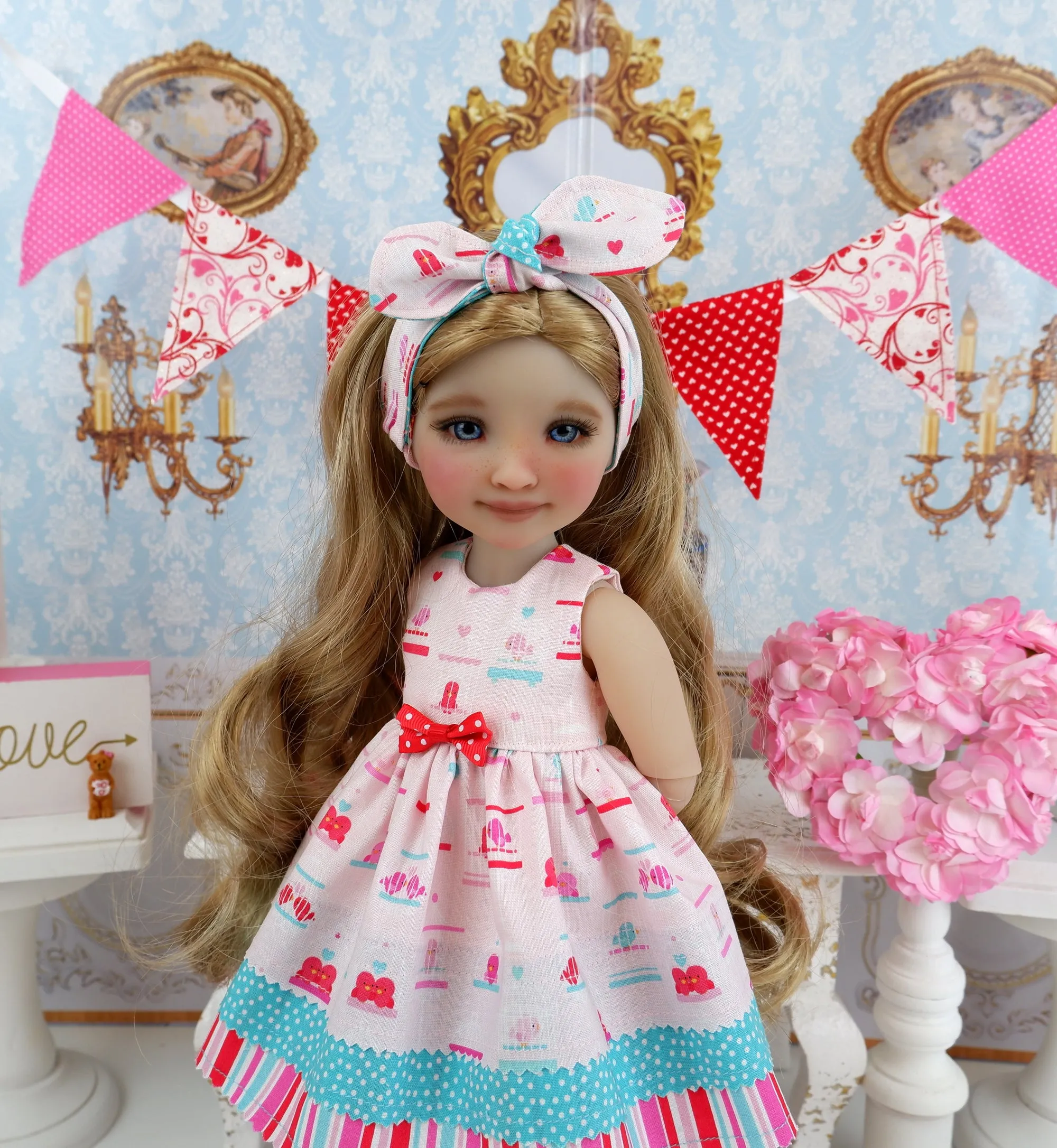 Love Doves - dress with boots for Ruby Red Fashion Friends doll