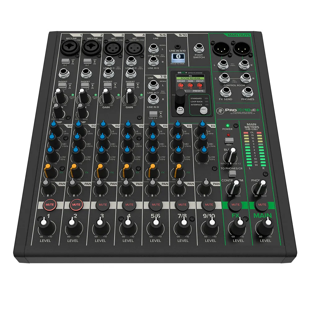 Mackie PROFX10V3  10-Channel Analog Mixer w/USB