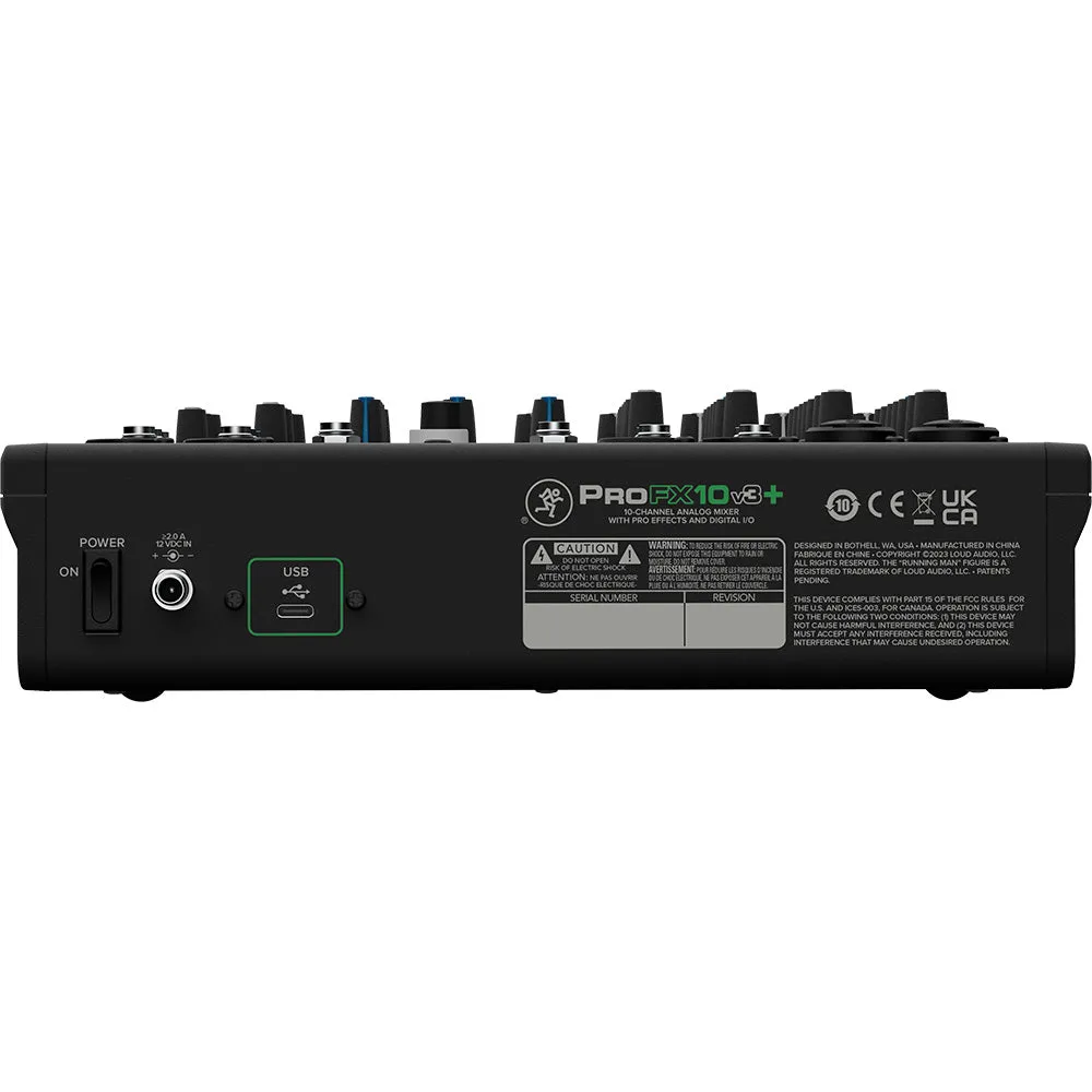 Mackie PROFX10V3  10-Channel Analog Mixer w/USB