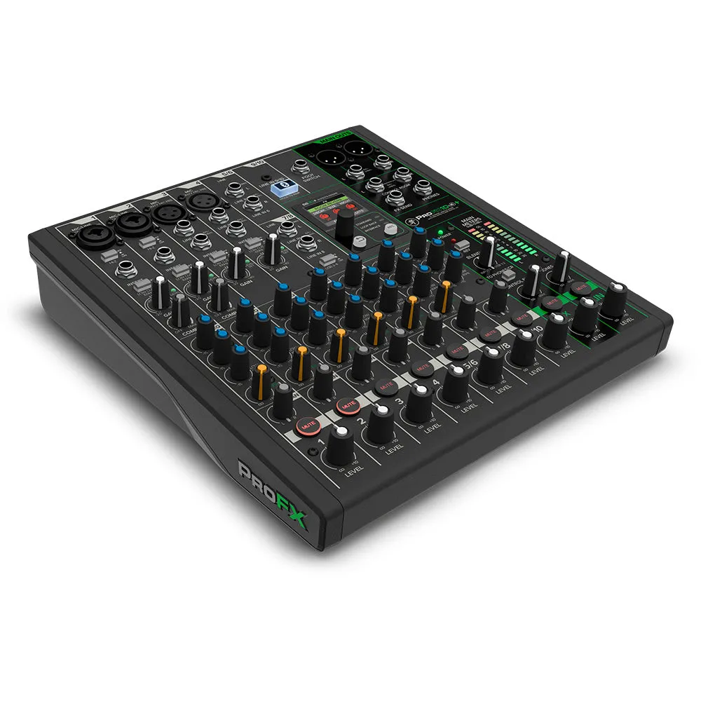 Mackie PROFX10V3  10-Channel Analog Mixer w/USB