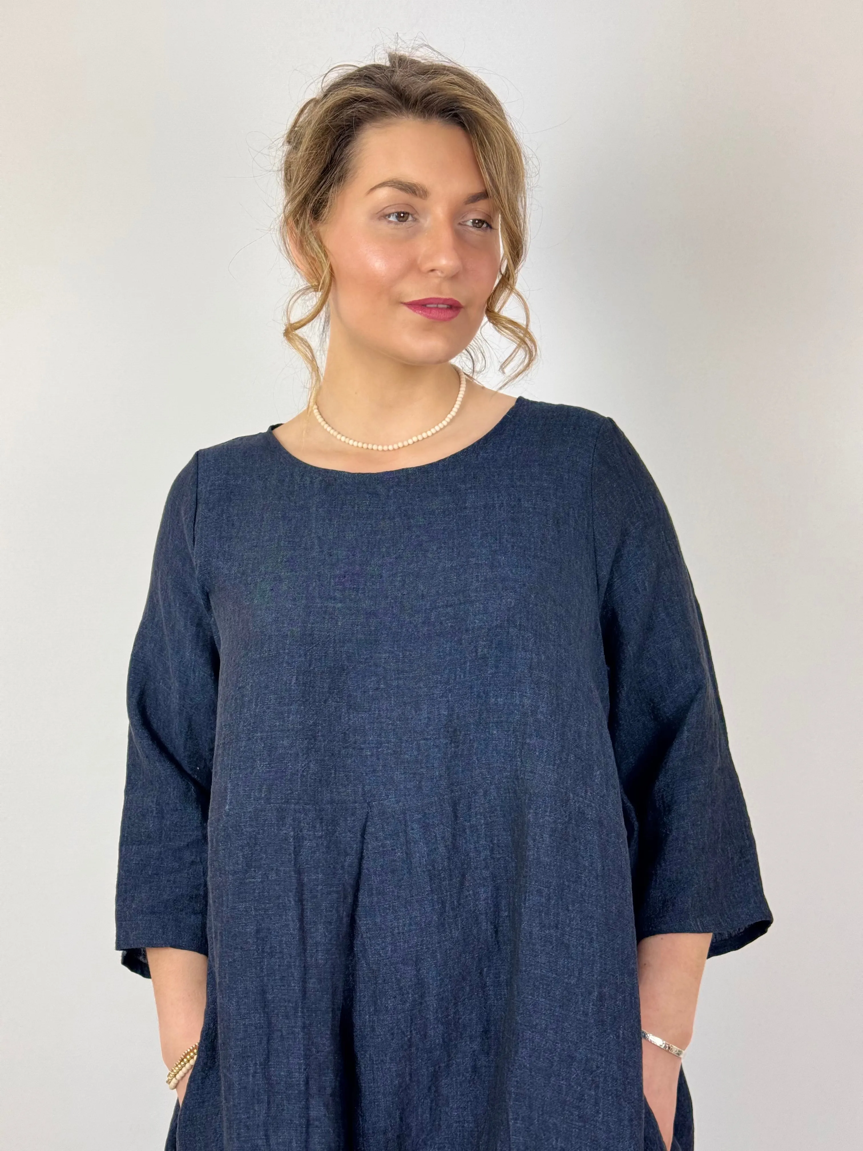 Mama b Rothko A Dress Blue