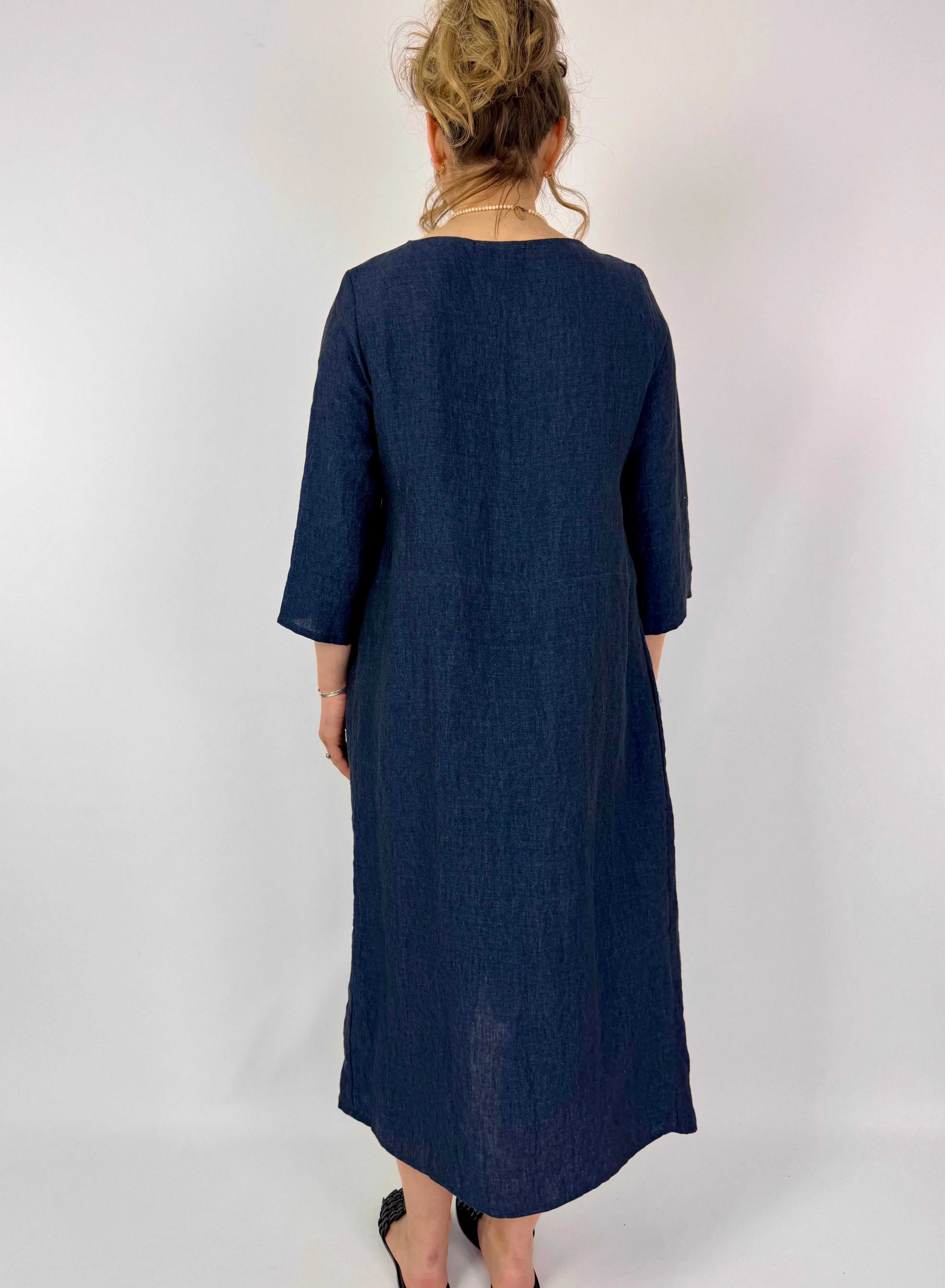 Mama b Rothko A Dress Blue