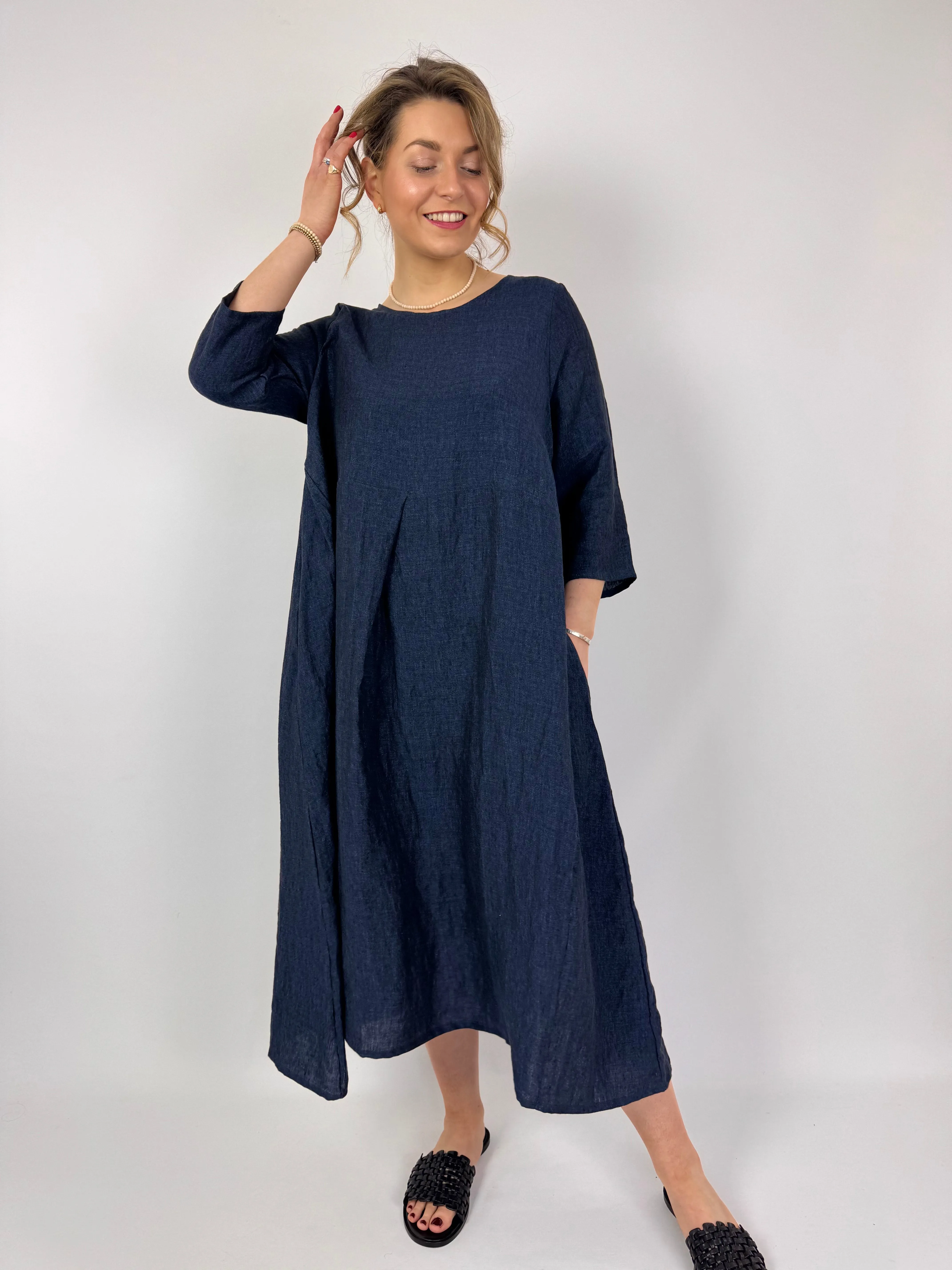 Mama b Rothko A Dress Blue