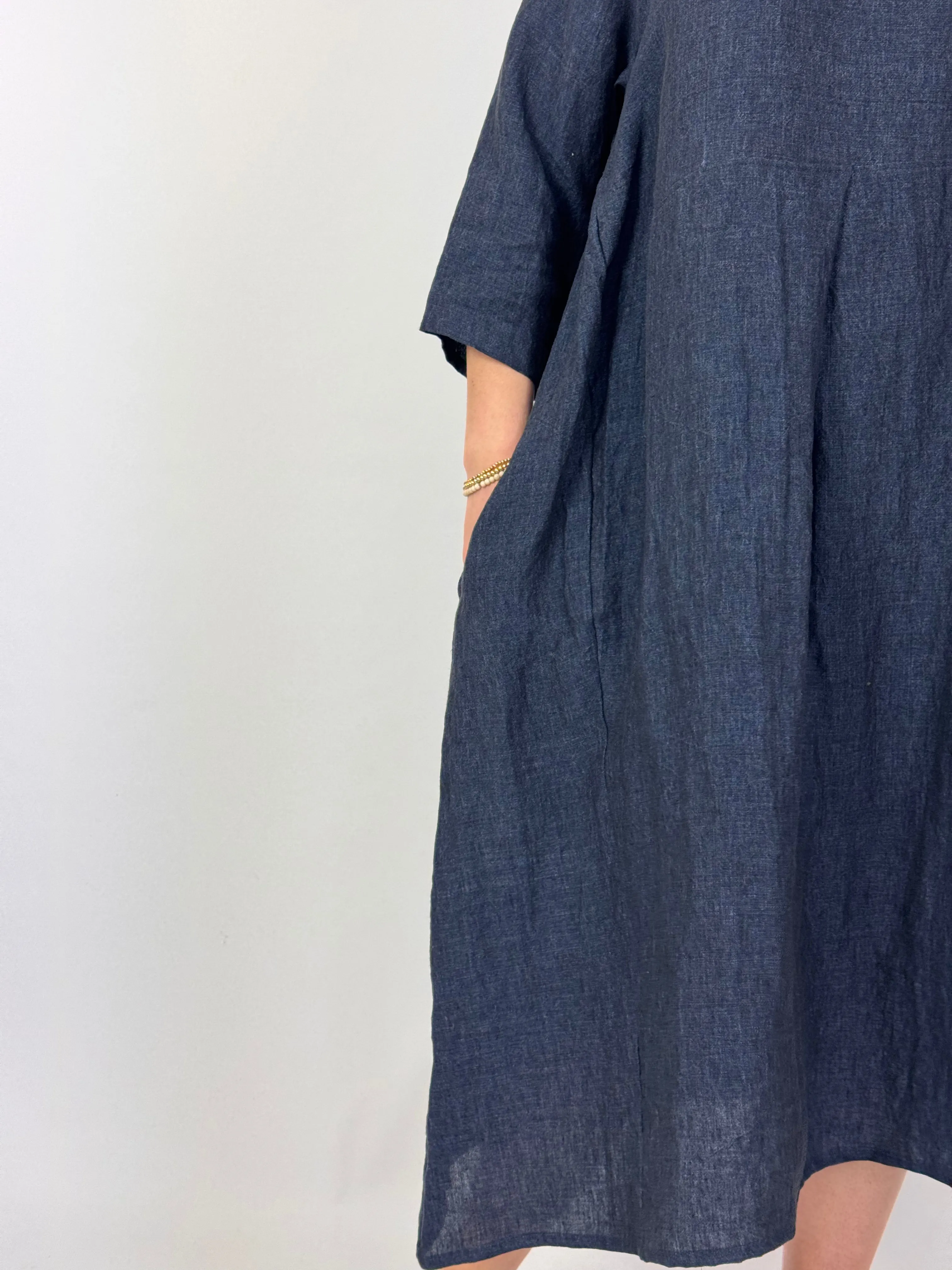 Mama b Rothko A Dress Blue
