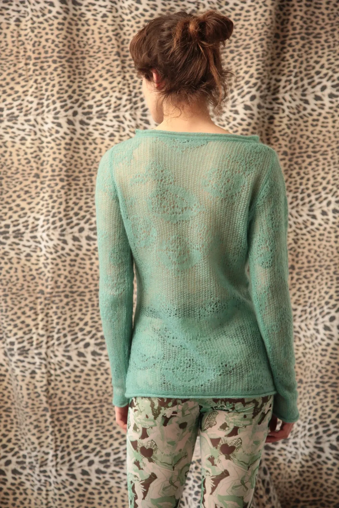 Marco Rambaldi - Roses Jacquard Cardigan: Green