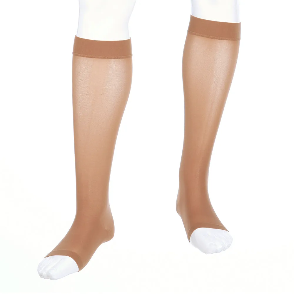 medi assure 15-20 mmHg Calf High Open Toe Compression Stockings