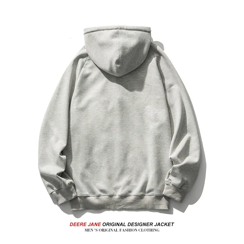 Men's Cardigan Hoodie Spring Hooded Sweater Men's Spring and Autumn Loose Student Casual Jacket