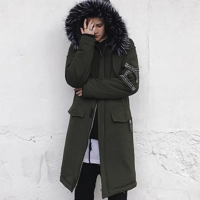 Men's Winter Casual Long Warm Parka