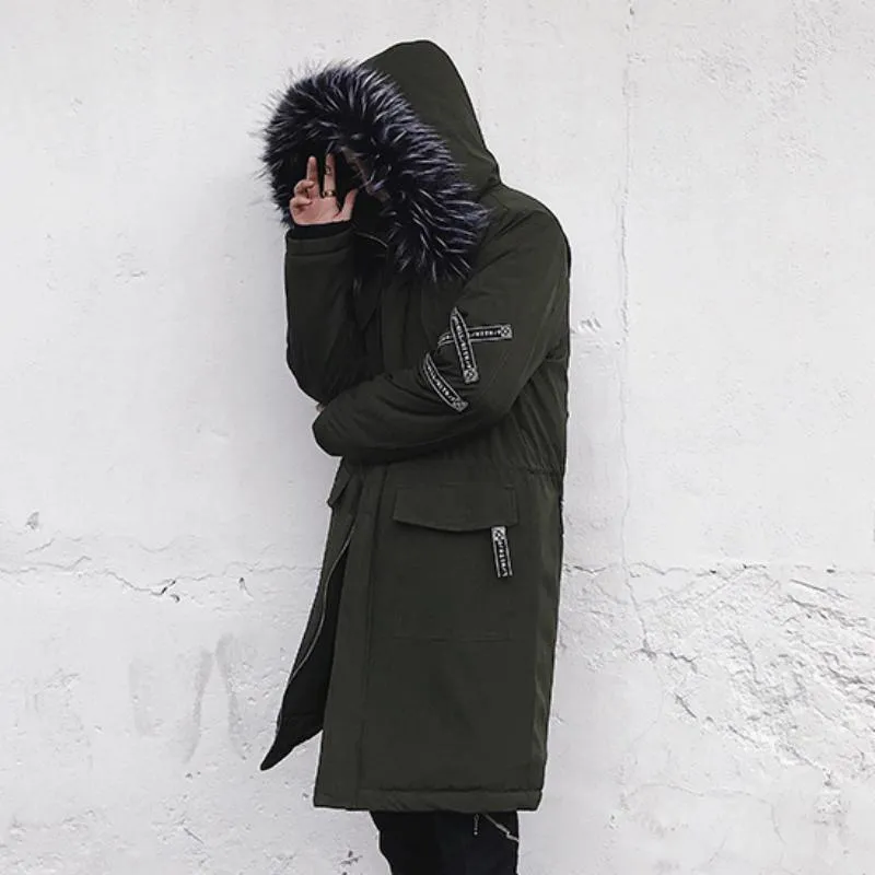 Men's Winter Casual Long Warm Parka