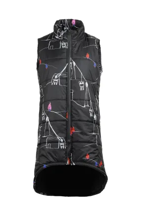 MONT BLANC long puffer vest 'ski lift'