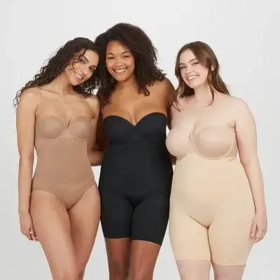 New - ASSETS by SPANX Women's Remarkable Results High-Waist Mid-thigh Shaper