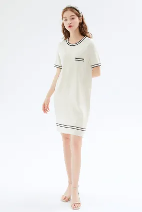 Nicky Striped Knit Dress