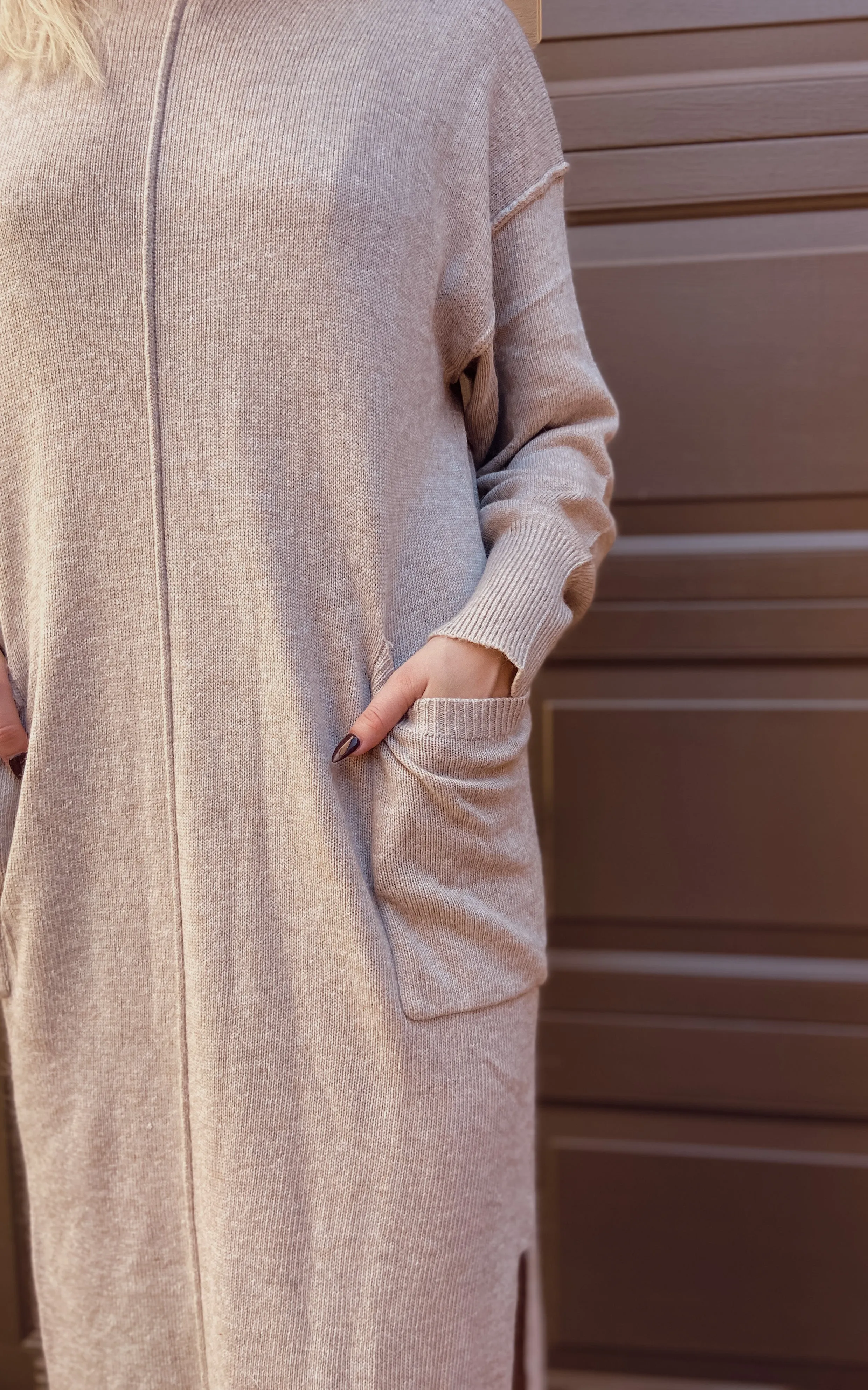 Paisley Knit Midi (Oatmeal)