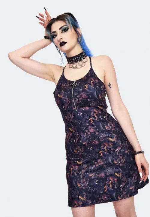 Paradise Lost Zip Top Slip Dress
