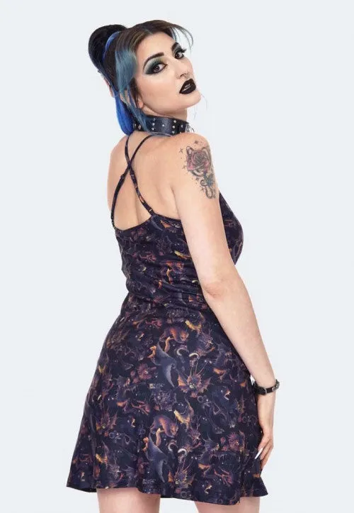 Paradise Lost Zip Top Slip Dress