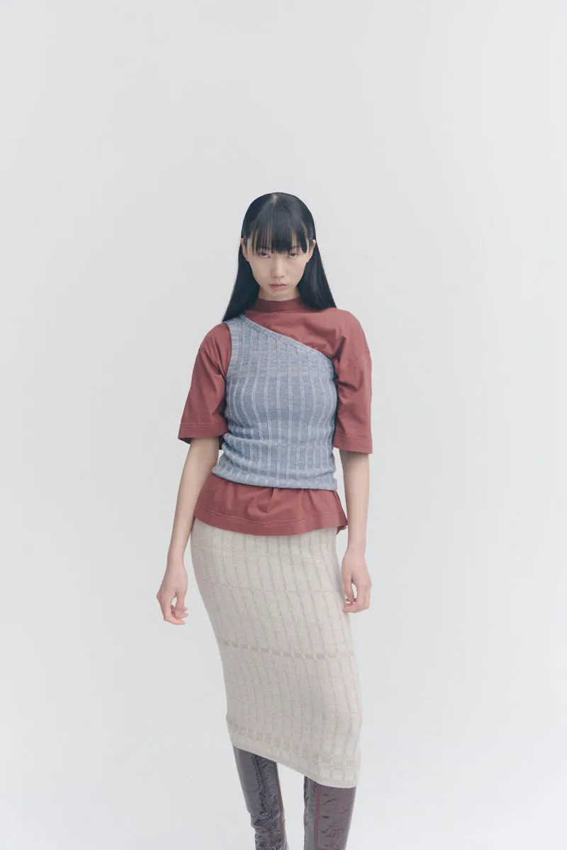 PV Tension Knitted Singlet // Denim
