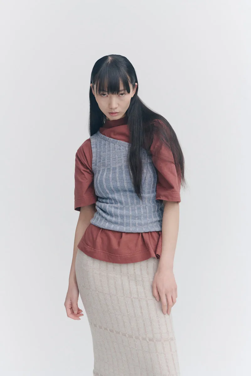 PV Tension Knitted Singlet // Denim