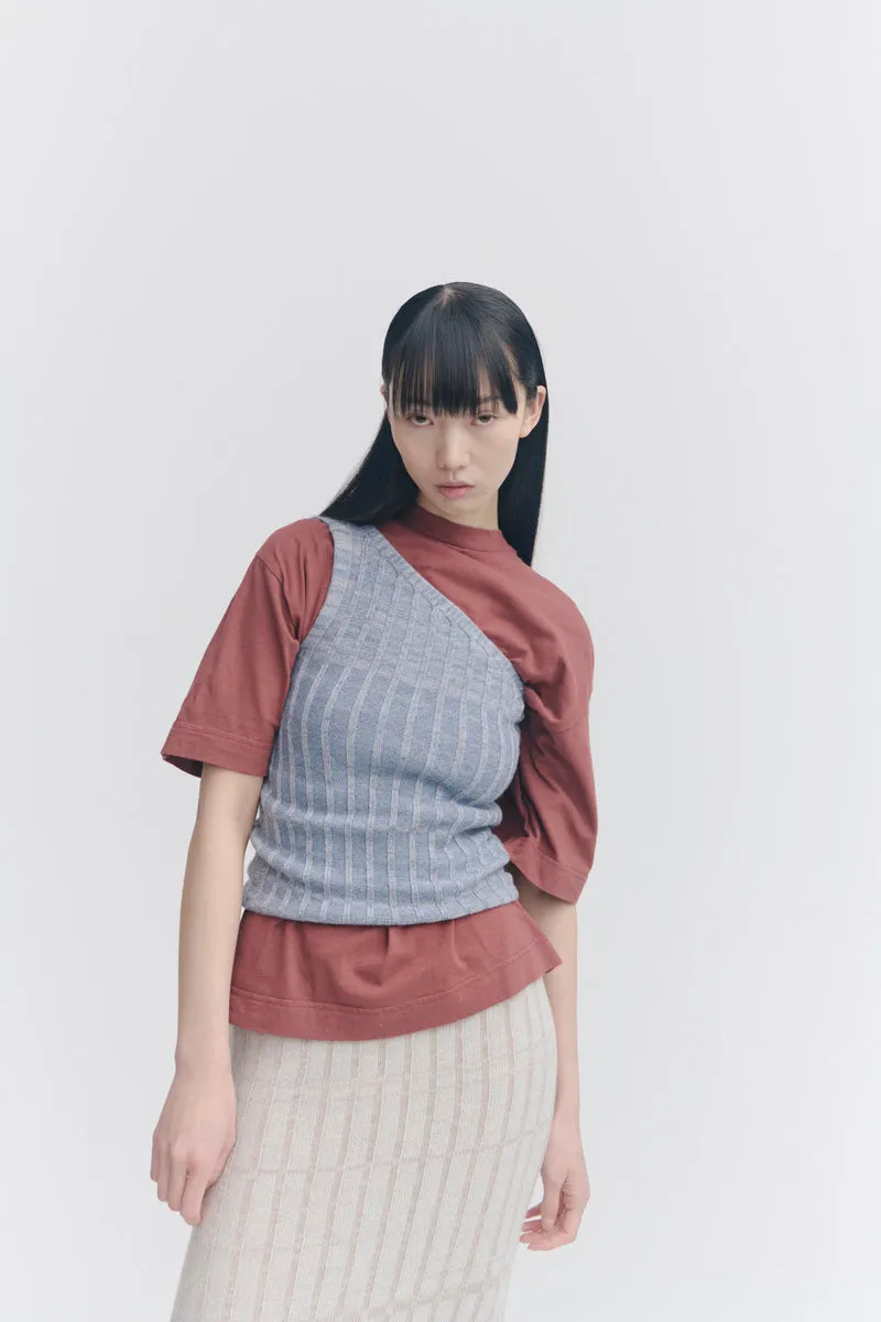 PV Tension Knitted Singlet // Denim