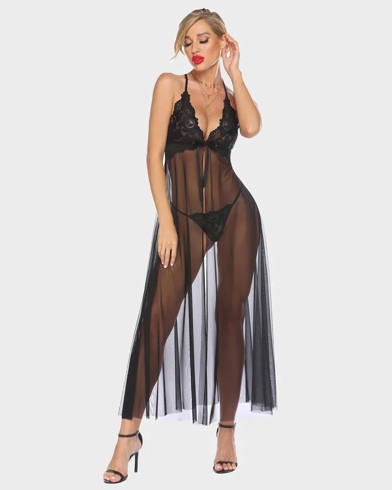 Red Velvet Romance Lingerie Set