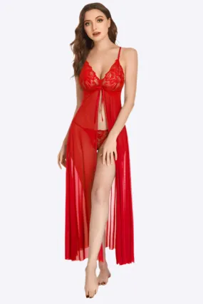Red Velvet Romance Lingerie Set