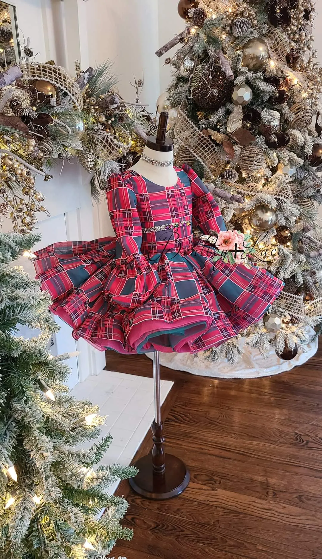 Retro plaid  (4 Year-Petite 6 Year)