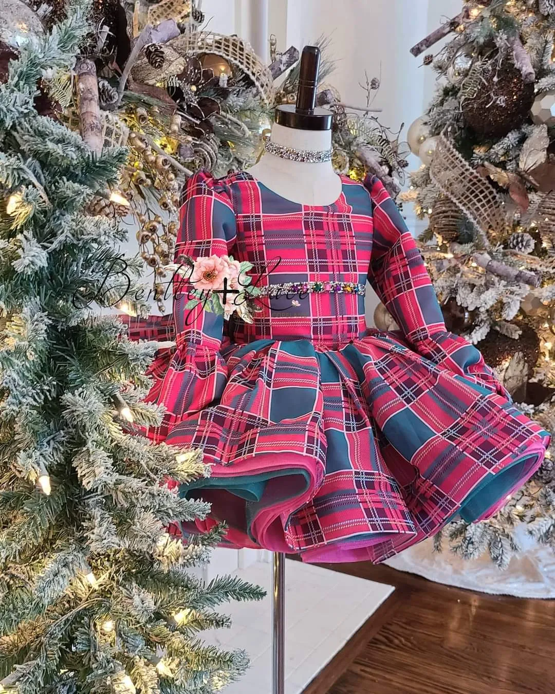 Retro plaid  (4 Year-Petite 6 Year)