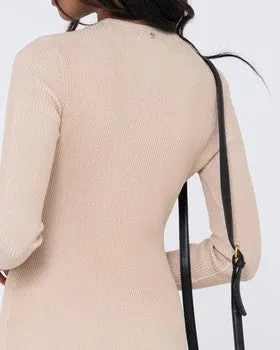 Rusty Solace Long Sleeve Knitted Dress