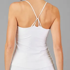 Shimmer Strap Top (white)