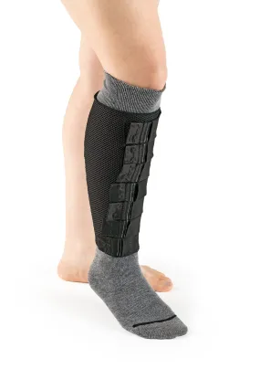 Sigvaris CoolFlex™ No Foot Compression Garment, Medium/Large Max, Regular, Left, Black