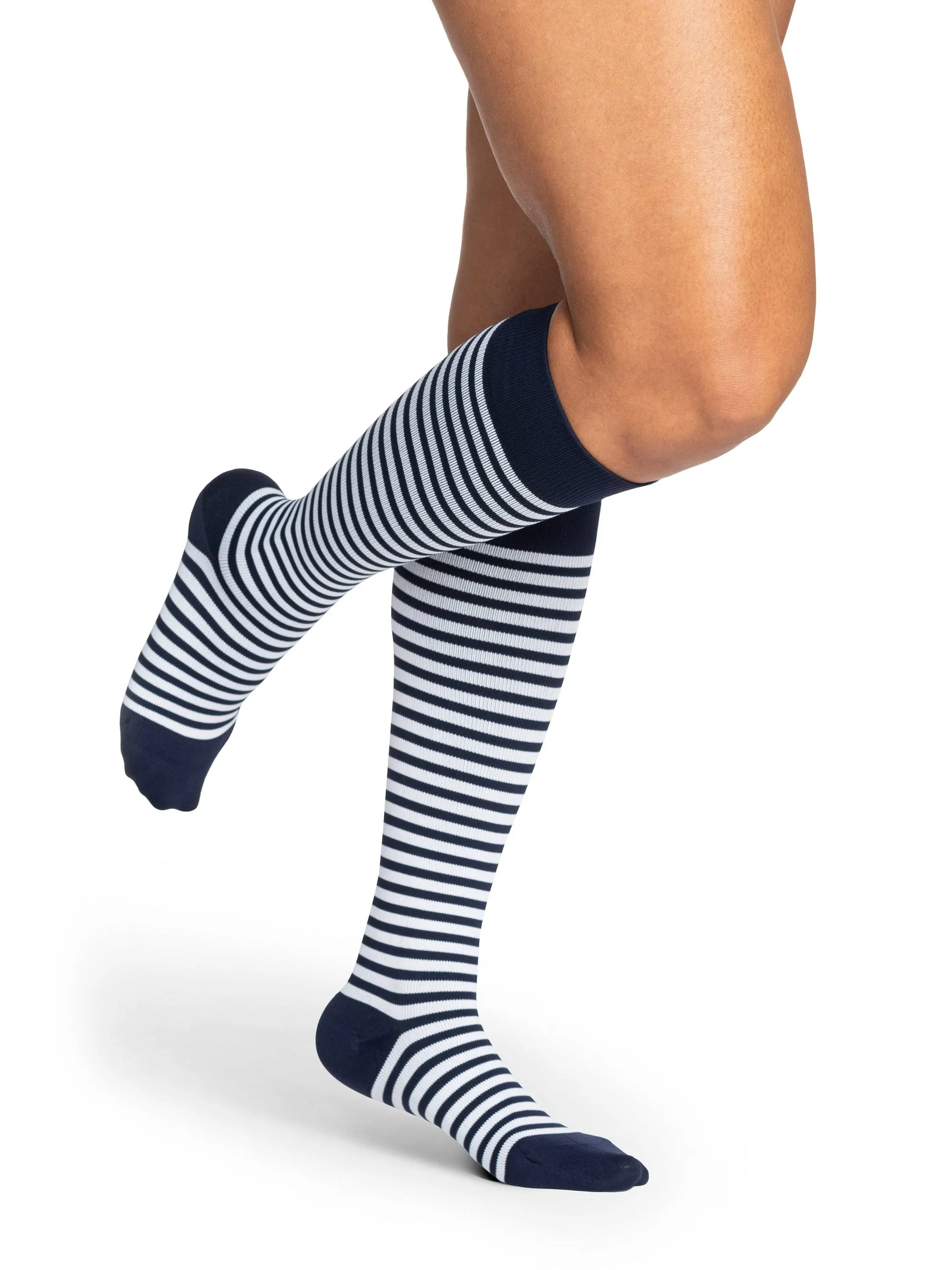 Sigvaris Microfiber Patterns (Formerly 830 Microfiber Shades) Women's Knee High  20-30mmHg-Closed Toe