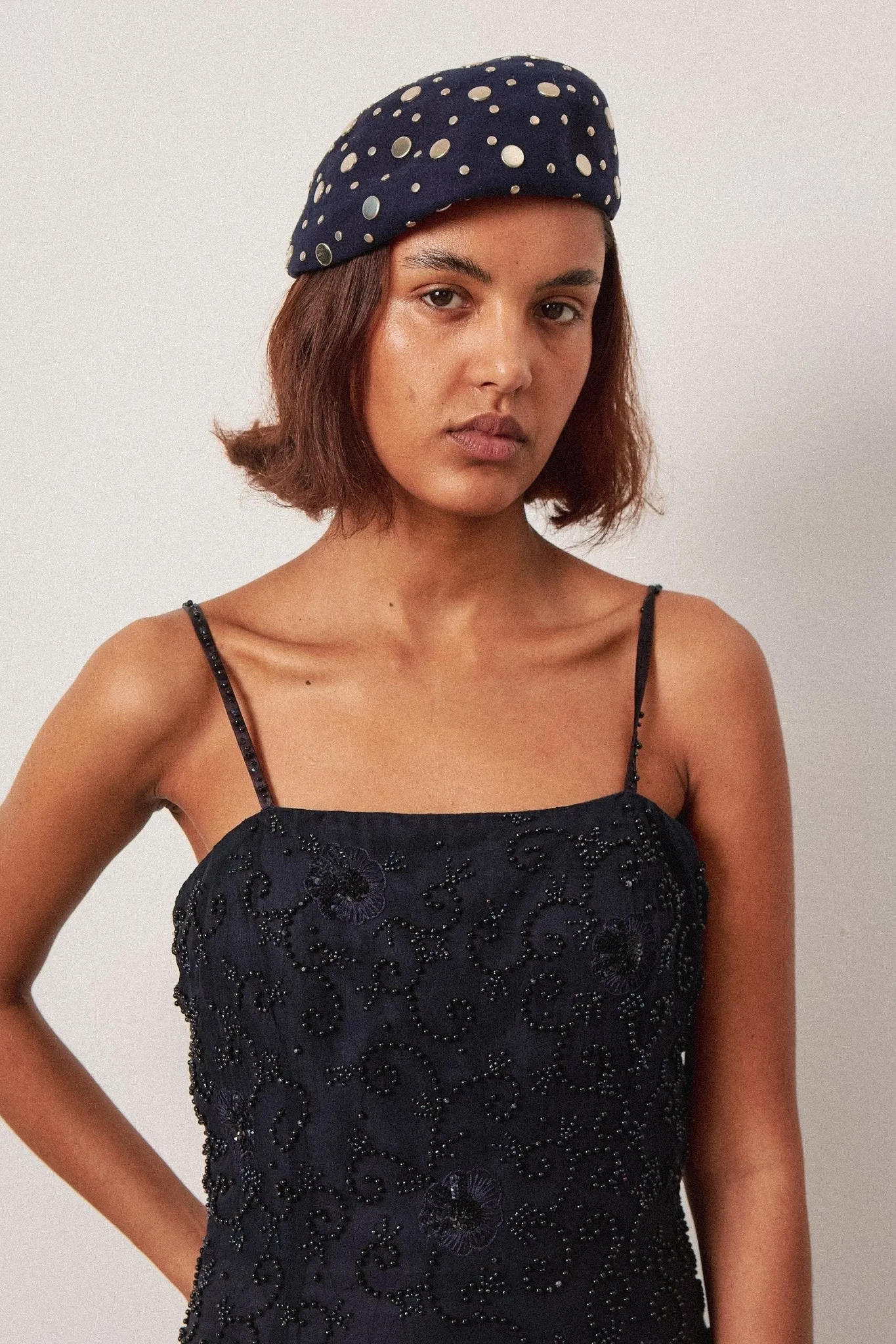 Silk Floral Bead Dress