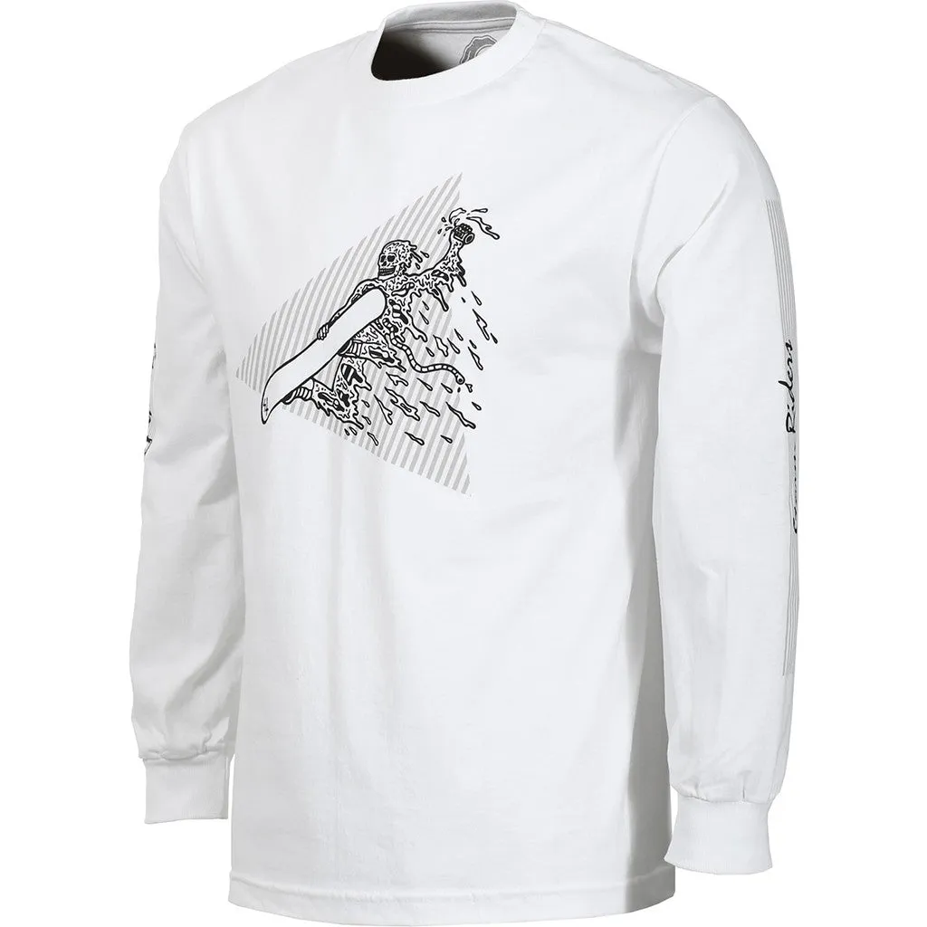 Sketchy Tank Storm Riders L/S - White