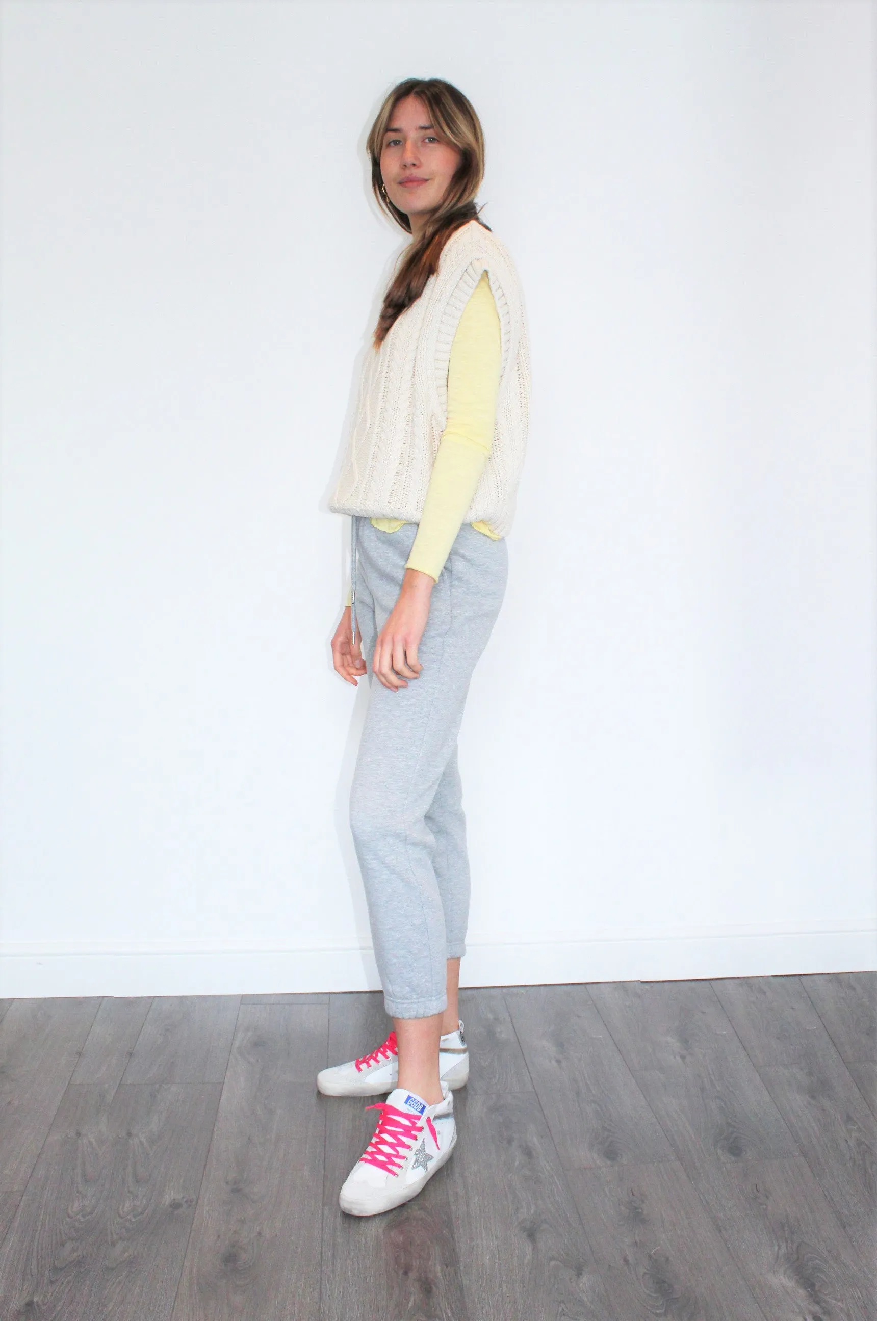 SLF Piper Knit Vest in Birch
