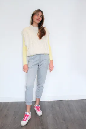 SLF Piper Knit Vest in Birch