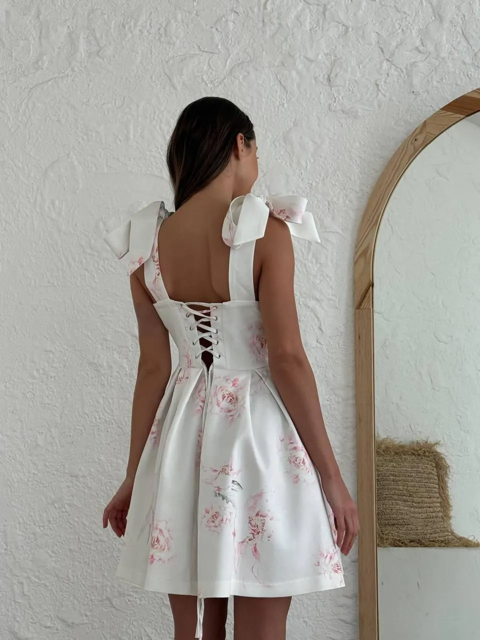Stylish Floral Mini Dress - Trendy & Feminine Design