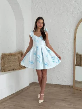 Stylish Floral Mini Dress - Trendy & Feminine Design