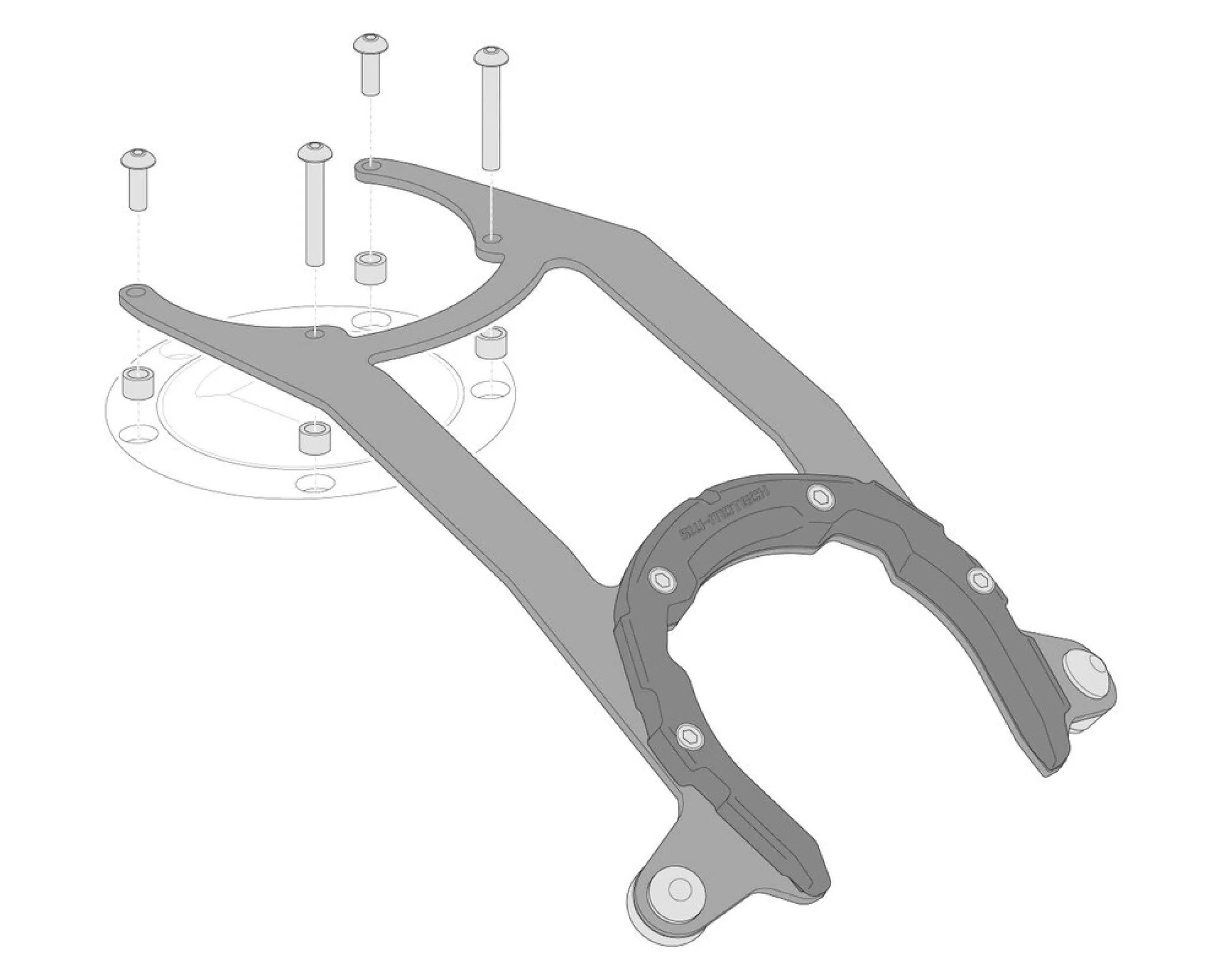 SW Motech PRO Tank Ring for Honda CB500X (TRT.00.787.21200/B)