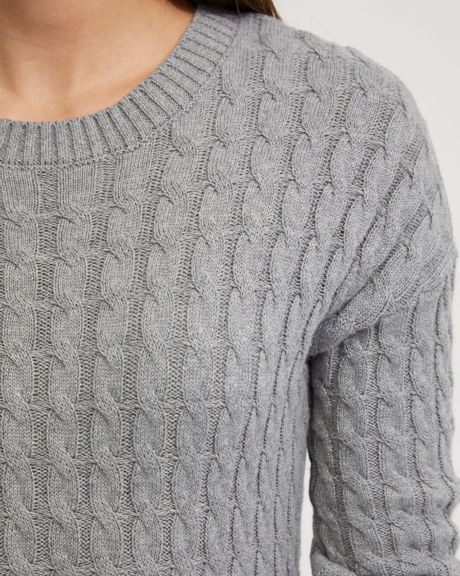 Sweeny Cable Knit Mini Dress