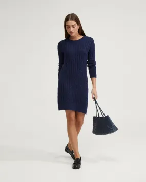 Sweeny Cable Knit Mini Dress