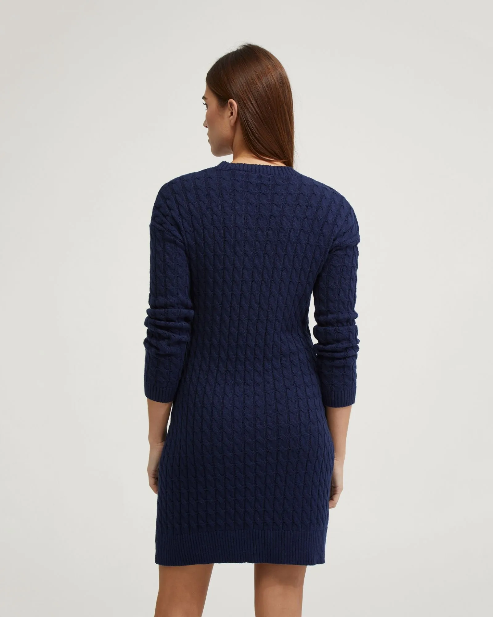Sweeny Cable Knit Mini Dress