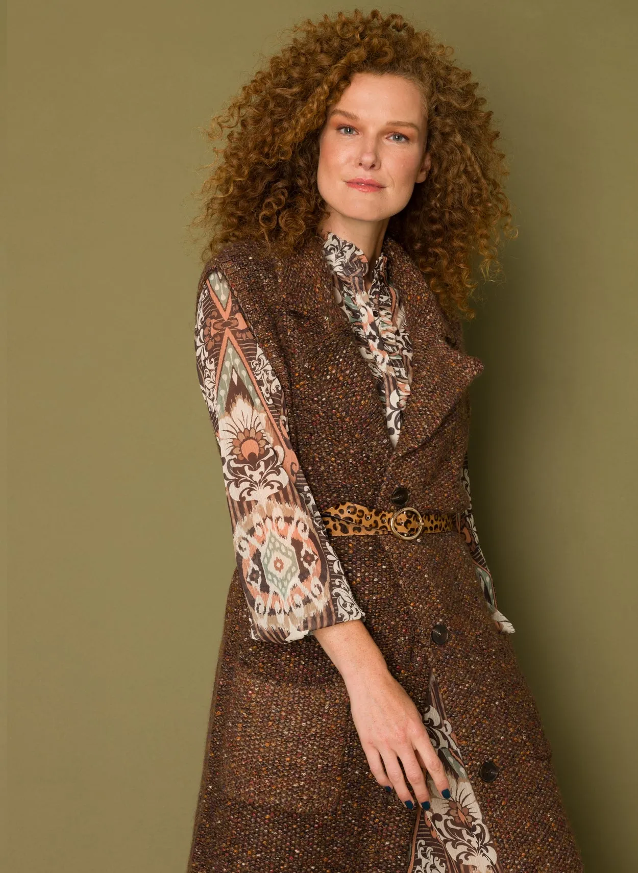 Sylke Long Sweater Vest