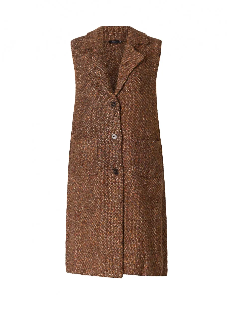 Sylke Long Sweater Vest