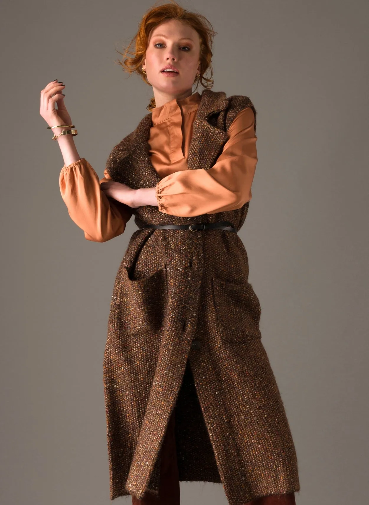Sylke Long Sweater Vest