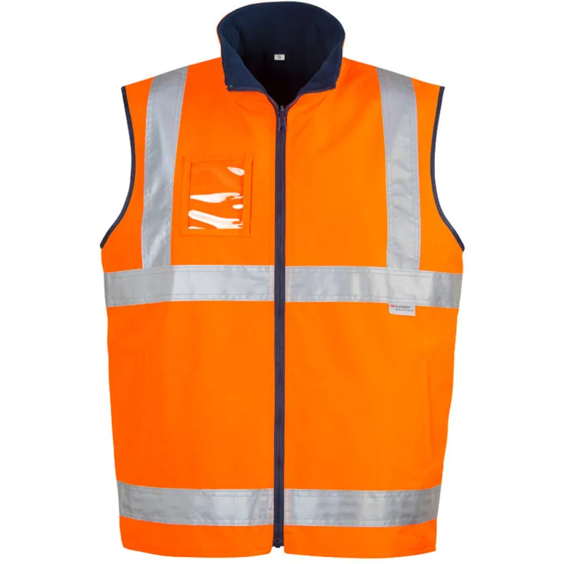 Syzmik Mens Hi Vis Lightweight Fleece Lined Vest
