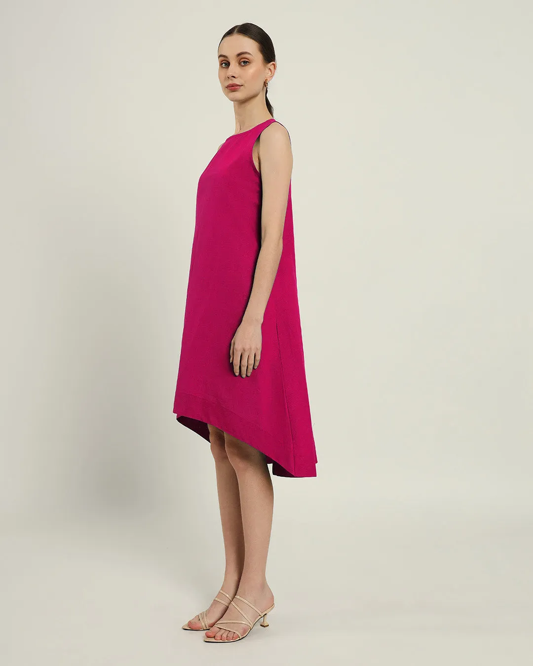The Odesa Berry Cotton Dress