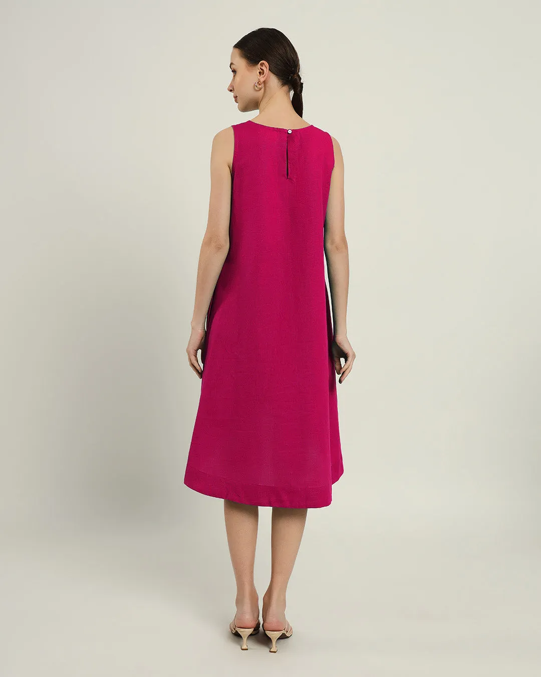 The Odesa Berry Cotton Dress