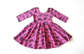 Twirly Dress in Dino