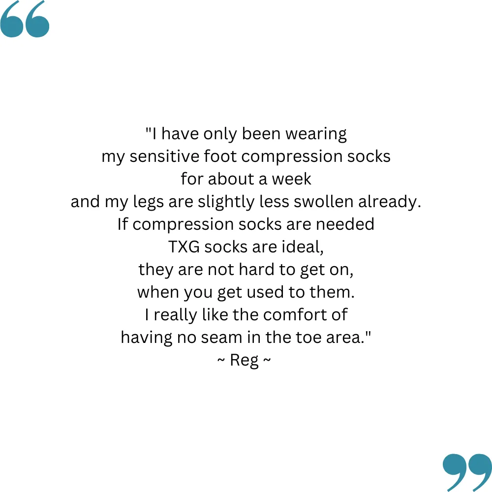 TXG Diabetic Compression Socks - Sensitive Foot