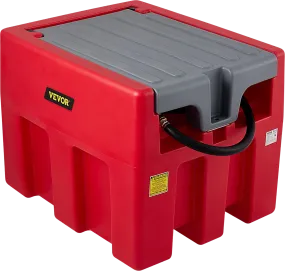 Vevor Diesel Fuel Tank Portable 58 Gallon Capacity 10 GPM 12V Transfer Pump 13.1' Hose Black Gray or Red New