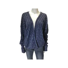 We The Free Navy Blue Wrap Cardigan Size XL